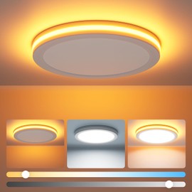 Coizabera Led Ceiling Light, 6 Tatami, 3,200 lm, Dimmable Color, Indirect Light, Night Light, Stylish, Ultra Thin, Ceiling Light Fixture, Electric, Fluorescent Light, 22.5 sq ft (6 sq m), Japanese