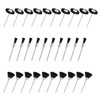 NIUPIKA Soft Nylon Bristle Brushes Cup Wire Brush Set Cleaning