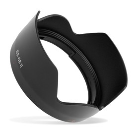 CELLONIC® Lens Hood Compatible with Canon EF 50 mm f/1.8 STM - Bayonet ES-68 II Lens Hood Camera Lens Hood