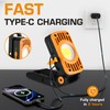 EverBrite COB Rechargeable Folding Work Light, 7 Lighting Modes, 1200