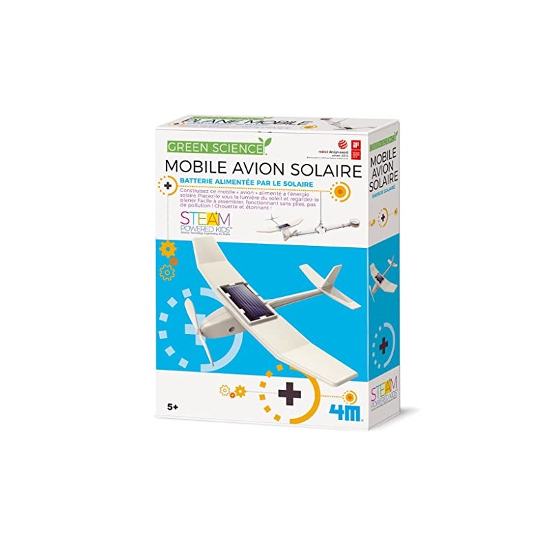 Kit de fabrication Green Science : Avion Solaire