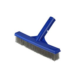 9.75" Blue Stainless Steel Brush for Cement Pools