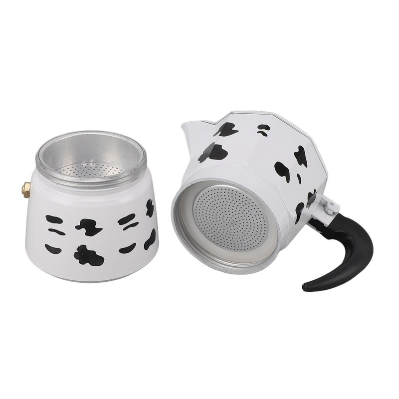 Milk Cow Color Moka Pot Aluminum Coffee Pot Coffee Maker