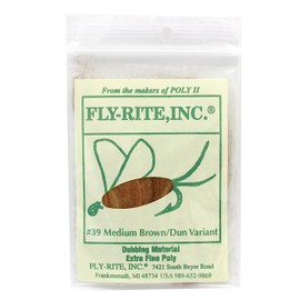 FLY-RITE, INC Fly Light #39 Medium Brown Dunvariant