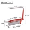 VIDSTW Sink Organiser, Scalable Sink Cloth Holder, Adjustable Sponge Holder,