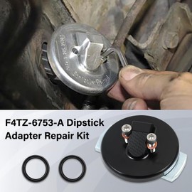 F4TZ-6753-A Dipstick Adapter Repair Kit for Ford 7.3L Powerstroke F250 F350 F450 F550 1994-2003 Excursion 2000-2003 Van E250 E350 1995-2003 Replace Diesel Dipstick