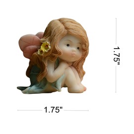Gemmia Miniature Garden Fairy Figurines- Alone with Yourself