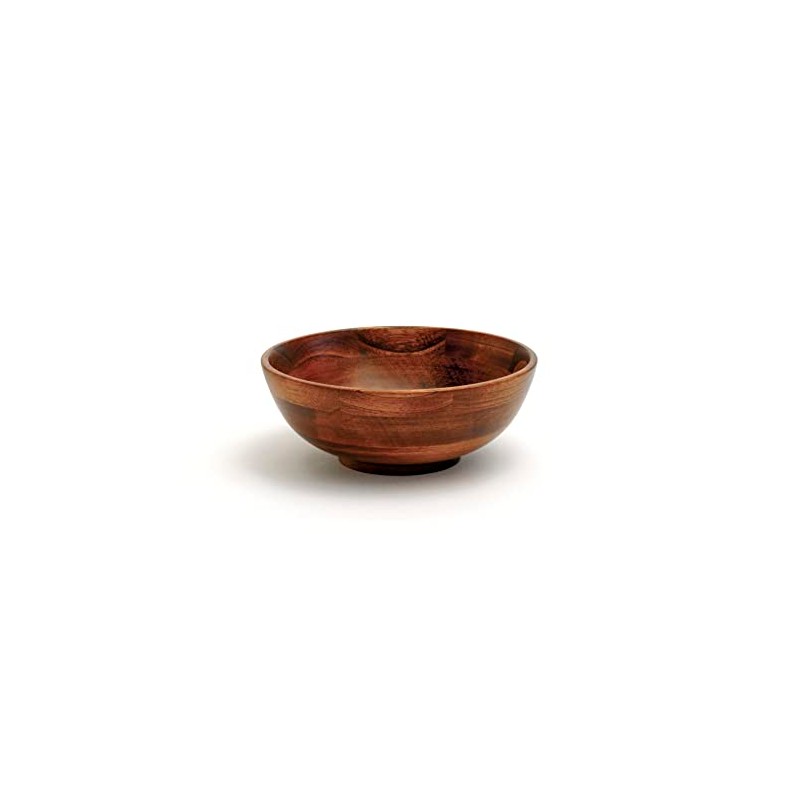 Lipper International Cherry Finished Footed Serving Bowl for Fruits or