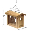 Kettle Moraine Cedar Hanging Bluebird Mealworm Feeder