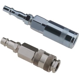 CLKE 2Pcs Air Fitting Convertor Adapter, Euro & PCL Air Fitting Conversion Adapters Set,1/4 Inch BSP Male, Air Line Connectors