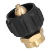 Refill Adapter 1/4in Tank Cylinder Coupler Gas Propane Regulator Valve