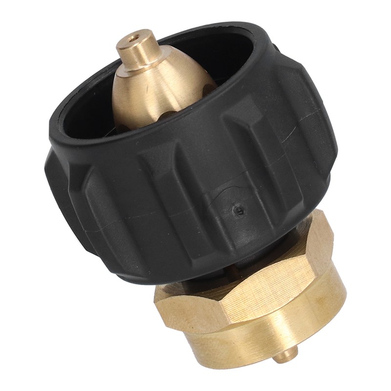 Refill Adapter 1/4in Tank Cylinder Coupler Gas Propane Regulator Valve