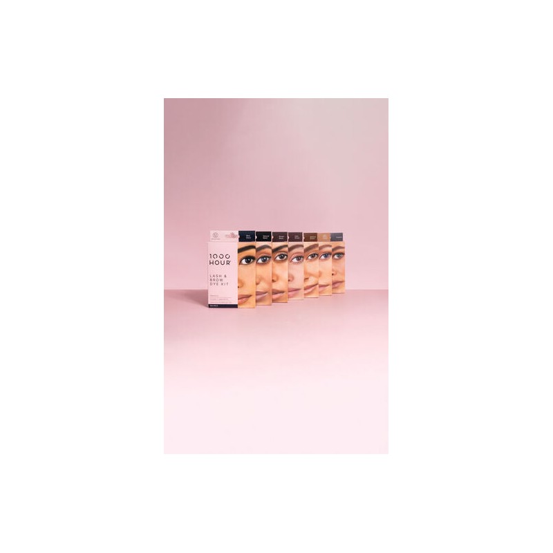 1000 Hour Eyelash & Brow Dye Kit Dark Brown
