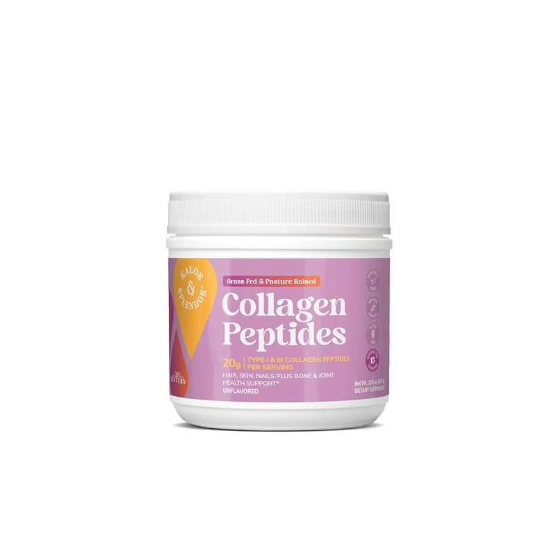 21st Century Hydrolyzed Collagen Peptides 20g Unflavored Bovine Peptide Type