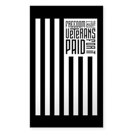 CafePress Freedom Isn't Free Rectangle Bumper Sticker Car Decal