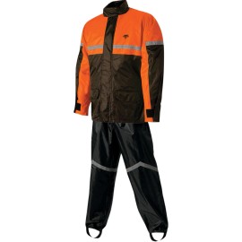 Nelson Rigg Stormrider 2-Piece Rainsuit Orange/Black, X-Large