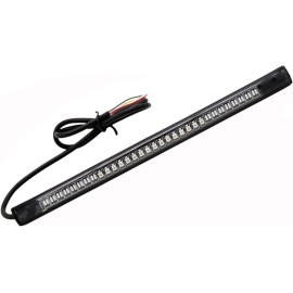 NoBrand Motorcycle Tail Light, Tail Brake Stop Turn Signal Light, 48LED 8” Flexible