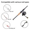 JINOHNAMILL 63mm Black Fishing Spinning Reel Handle Replacement for Shimano