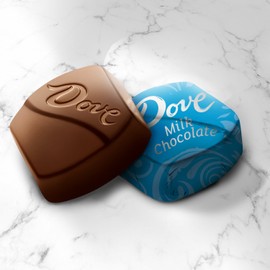 DOVE PROMISES Milk Chocolate Candy 8.46-Ounce Bag (Pack of 8)