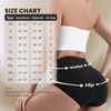 Honzadar Womens High Waist Underwear,Tummy Control briefs,Postpartum Panties,Full Coverage(5Pack-L)