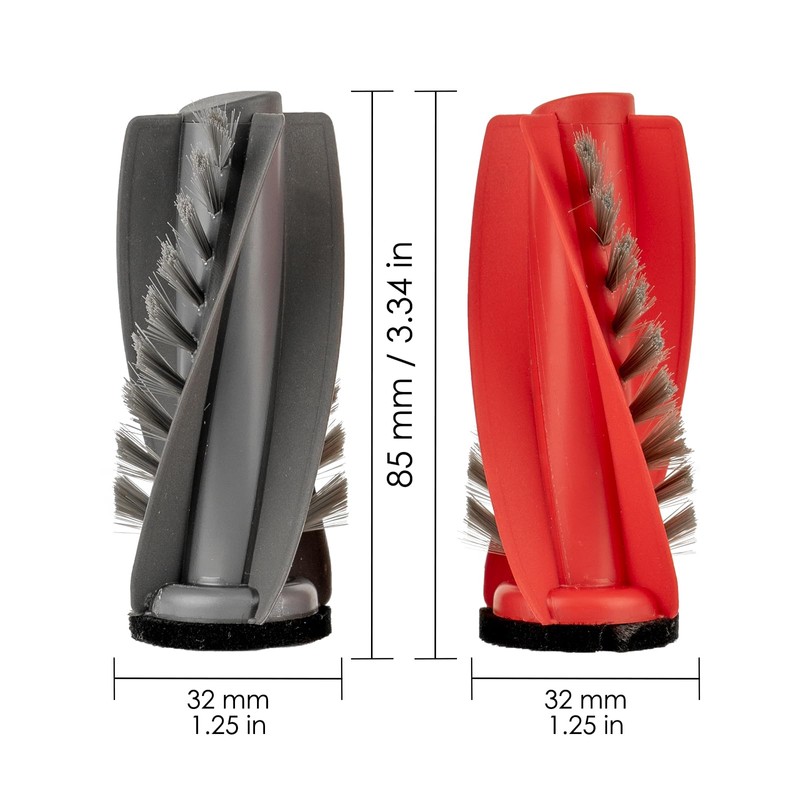 (2 Pack) Q Revo Curv Replacement Roller Brushes for Roborock