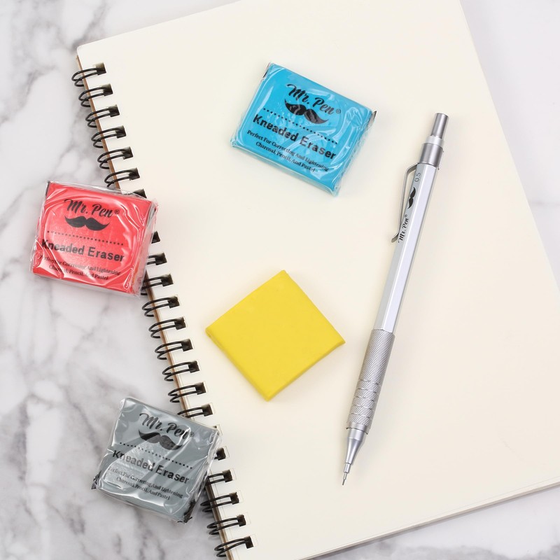 Mr. Pen- Kneaded Eraser, 18 Pack, Blue, Kneaded Erasers for
