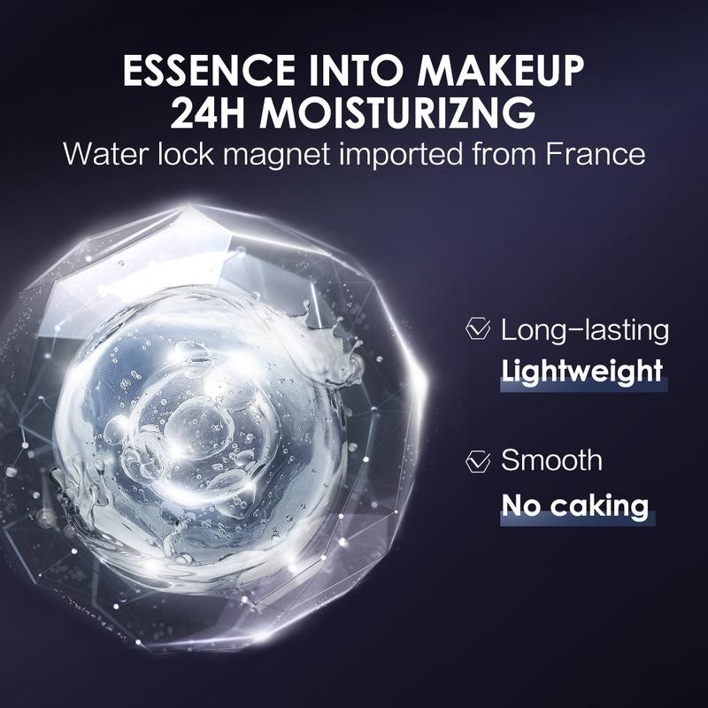 CARSLAN Black Magnet Pressed Setting Powder, 24H Longlasting Oil Control