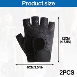 Bansusu 2PCS Gym Gloves Women Soft Half Finger Weight Lifting Gloves Anti Slip Gym Gloves Men with Wrist Strap Weight Lifting Gloves Women Providing Wrist Protecetion for Weightlifting Cycling(M)