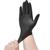 SwiftGrip Disposable Nitrile Exam Gloves, 3-mil, Black Nitrile Gloves Disposable