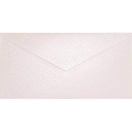Netuno 25 Envelopes Pearlescent Light Pink DIN Long 110 x 220 mm 120 g Aster Metallic Candy Pink Pearlescent Gloss Envelopes DL Beautiful Long Envelopes for Wedding Invitations Thank You Cards