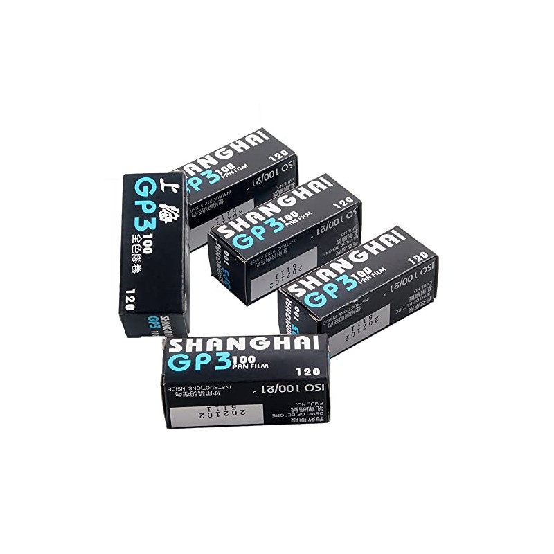 10 rollos de película Shanghai 120 negro y blanco Iso