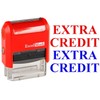 ExcelMark Self-Inking Rubber Teacher Grading Stamp - Extra Credit