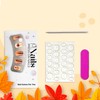 Vopintpy Fall Gradient Press on Nails Medium Square Thanksgiving Fake