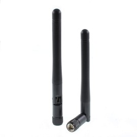 Oiyagai 2 x 433 MHz 3dbi Omni Antenna SMA Plug 11 cm Radio Antenna 400 MHz - 490 MHz Rotatable