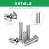 Foliv 570 Pieces Stainless Steel M3 Screws and Nuts Assortment