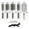 Set 11 Cepillo Cabello Ventilado Cerámica Térmico Brushing