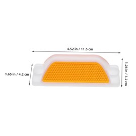 iplusmile 6pcs Reflective Driveway Markers Rectangular Road Traffic Reflectors High Visibility for Driveway Sidewalks and Freeways
