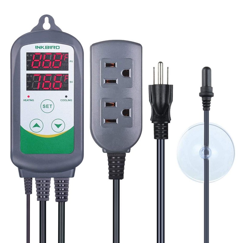 Inkbird ITC-308S Aquarium Heating and Cooling Dual Stage Temperature Controller