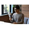[FaceTrick az Label] シニアグラス002R おしゃれな老眼鏡 グラスコード首掛け UV400防曇加工/ブルーライトカット鯖江メーカー高性能レンズ ARG4123GC (Black, 2.00,