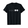 Heartbeat Drummer Bongo Drums T-Shirt
