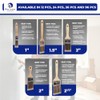 Pro Grade - Paint Brushes - 5 Ea - Paint