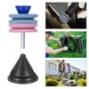 uxcell Lawn Mower Blade Sharpener, 2pcs Corundum Four Layer Mower
