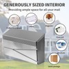 Ydocabinit Wall Mount Mailbox, Large Capacity Mailbox for House, Galvanized