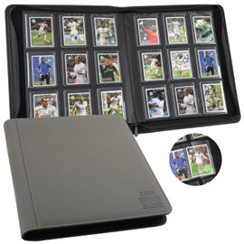 Toploader Binder, 9-Pocket Pages Sleeves Hold up 288 Cards, Toploader Hard Cases,Toploader Card Binder for MTG, TCG, Sport Card, Game Cards, Durable Sleeves for Storage & Display(Gary)