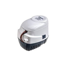 Attwood 4505-7 Sahara S500 Automatic Bilge Pump, 12-Volt, 1.5-Amp Draw, ¾-Inch Interior Diameter Hose, 29-Inch 16-Gauge Wire