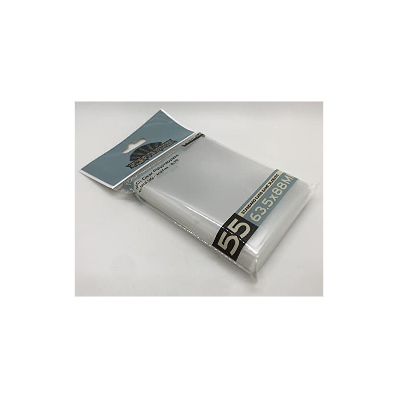 Standard Card Game Sleeves (63.5x88mm) -55 Pack, 100 Microns by