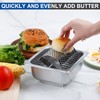 glendaveny Butter Wheel, 18/8 Stainless Steel Butter Roller Butter Spreader,