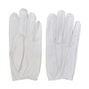 Ergonomic Cut leather driving gloves (Large, White)