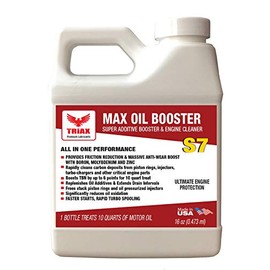 Triax Max Oil Booster S7, Engine Sludge Cleaner, TBN Booster, Friction Modifier, Viscosity Stabilizer, Oxidation Inhibitor, All in One 16 Ounce (1 Jug)