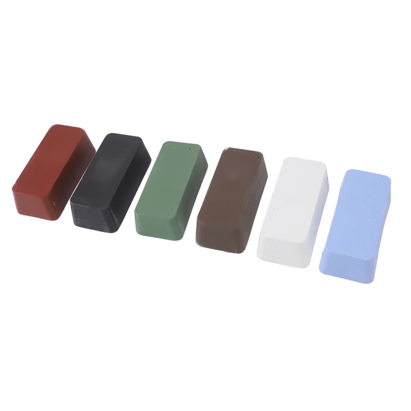 6 Pcs Metal Polishing Bar Multi Functional Solid Wax Metal